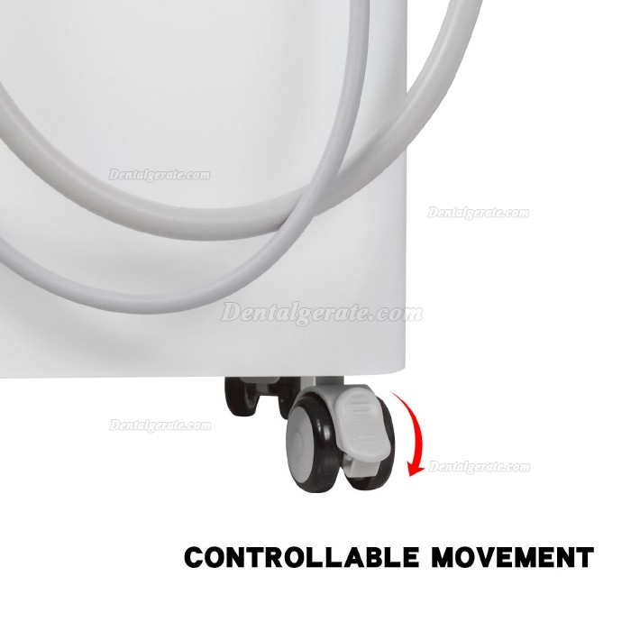GREELOY GSM-300 350L/min Mobile Vakuumpumpe f&uuml;r zahn&auml;rztliche Absaugung